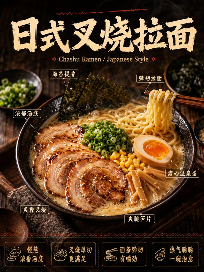GPT Image 2餐饮新品主打海报提示词